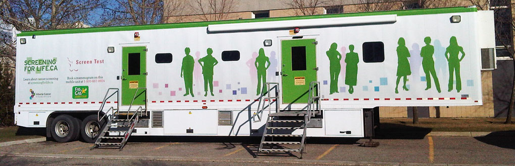 Mammogram Bus Photo - Fort Saskatchewan Community Hospital Mammogram Bus Photo - Fort Saskatchewan Community Hospital